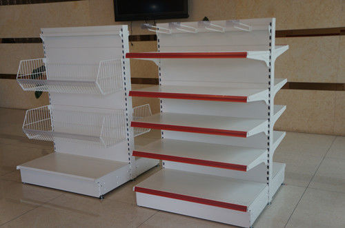 Tego Heavy Duty Supermarket Retail Gondola Shelving Units , Gondola ...