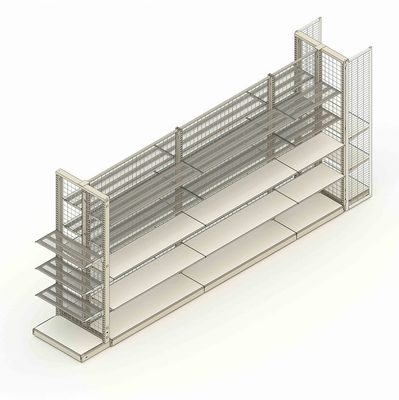 Wysokiej jakości system regałów sklepowych 120cm, modułowy stojak wystawowy