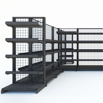 Wytrzymały system regałów sklepowych o nośności 500 kg, konstrukcja modułowa